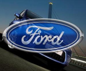 yapboz Ford logo. ABD otomobil markası